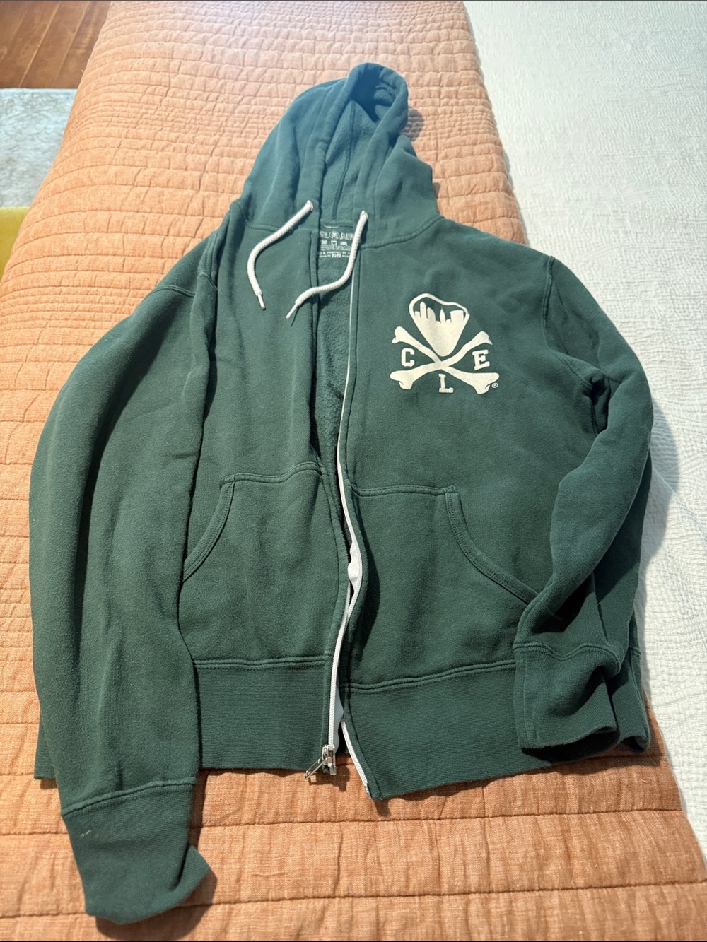 Cleveland rock and roll zip up hoodie